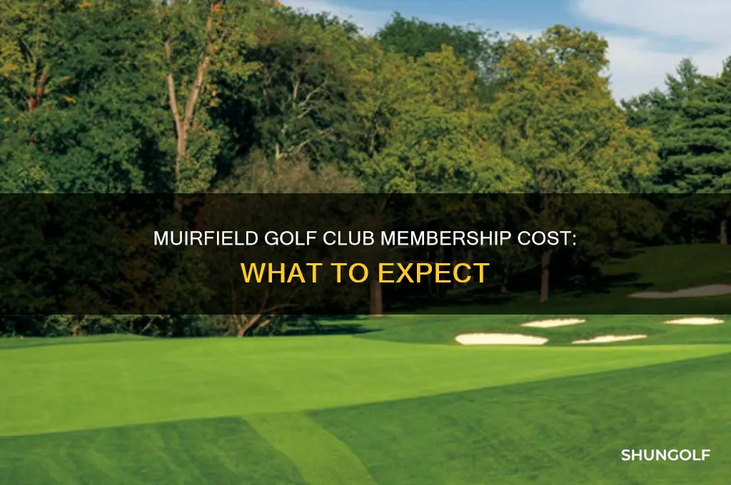 how much to join muirfield golf club