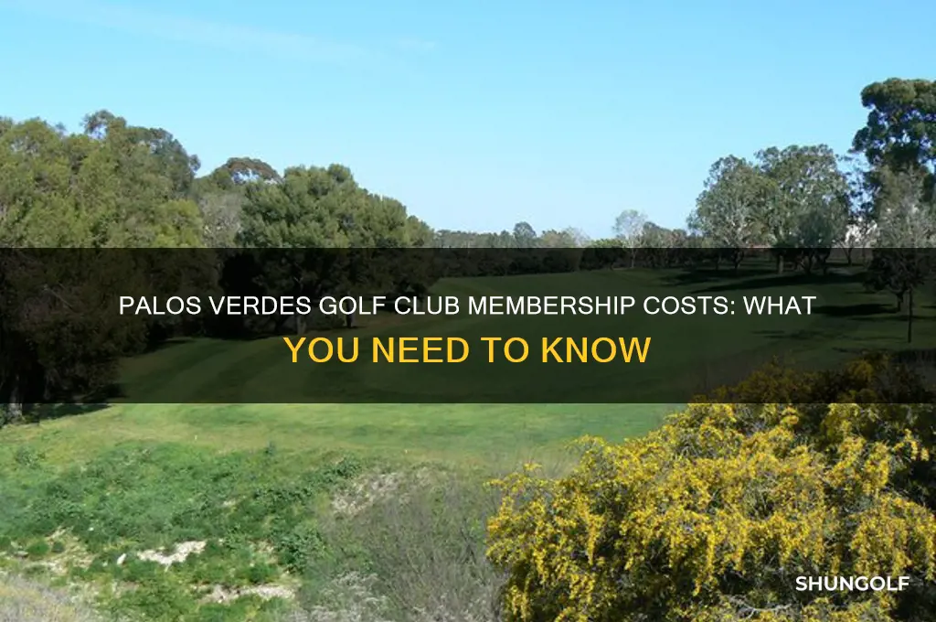 how much to join palos verdes golf club