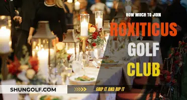 Roxiticus Golf Club Membership Cost: What to Expect and How to Join