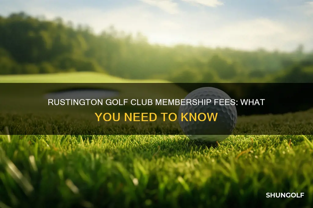 how much to join rustington golf club