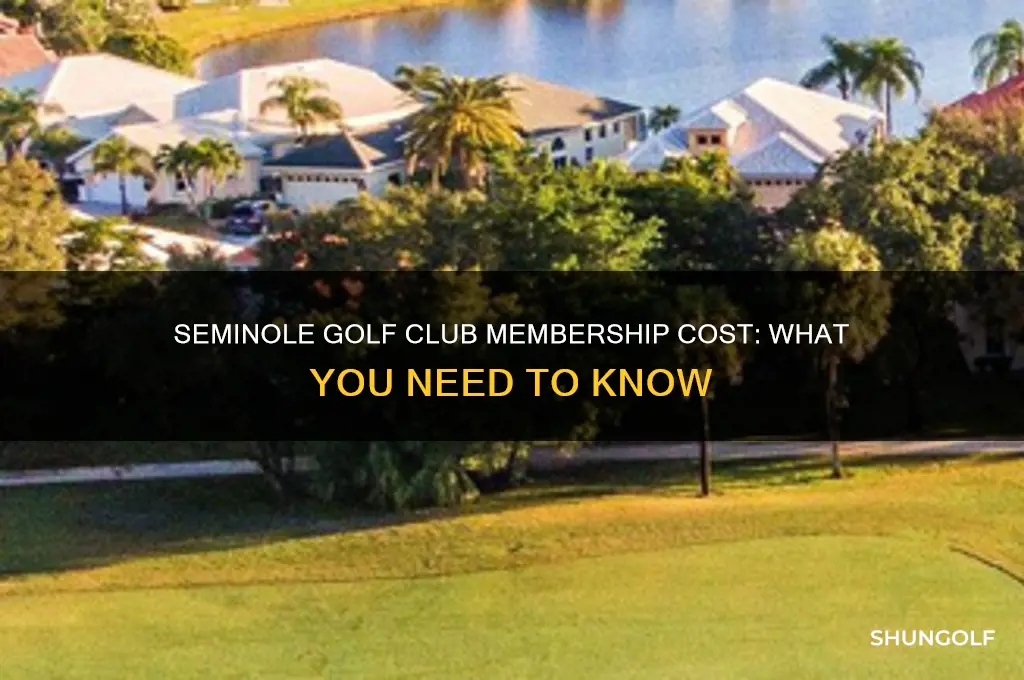 how much to join seminole golf club