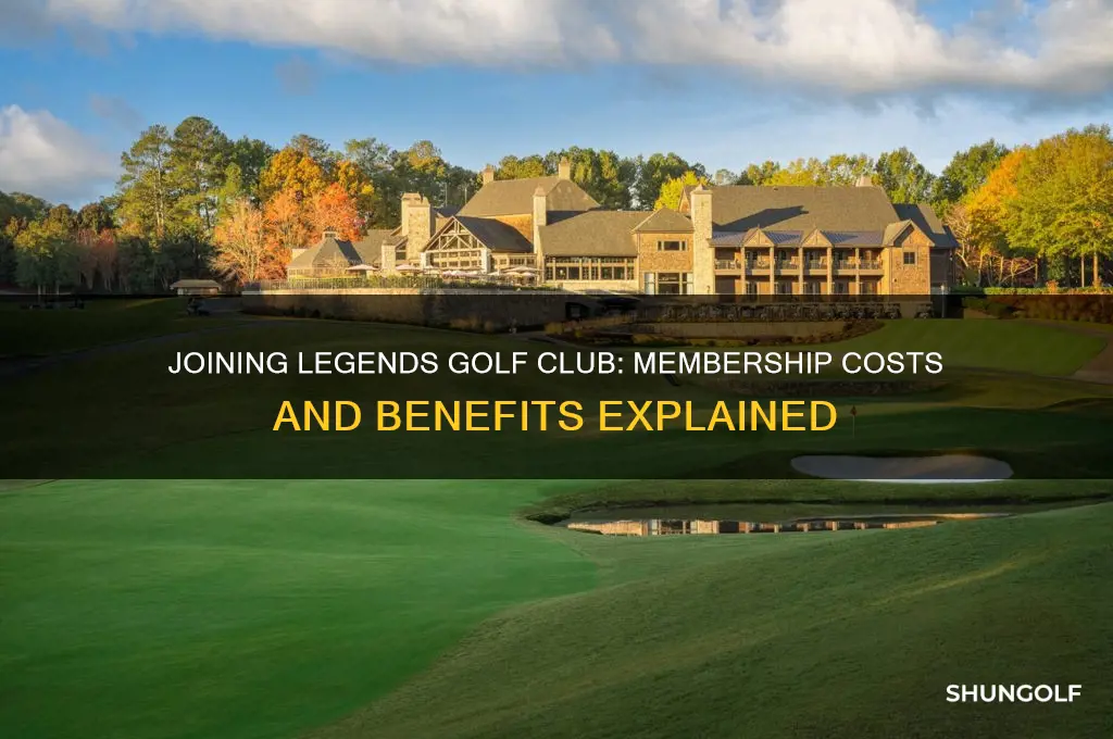 how much to join the legends golf club