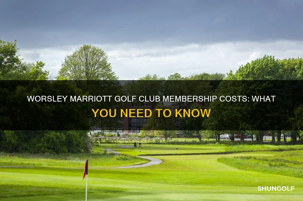 how much to join worsley marriott golf club