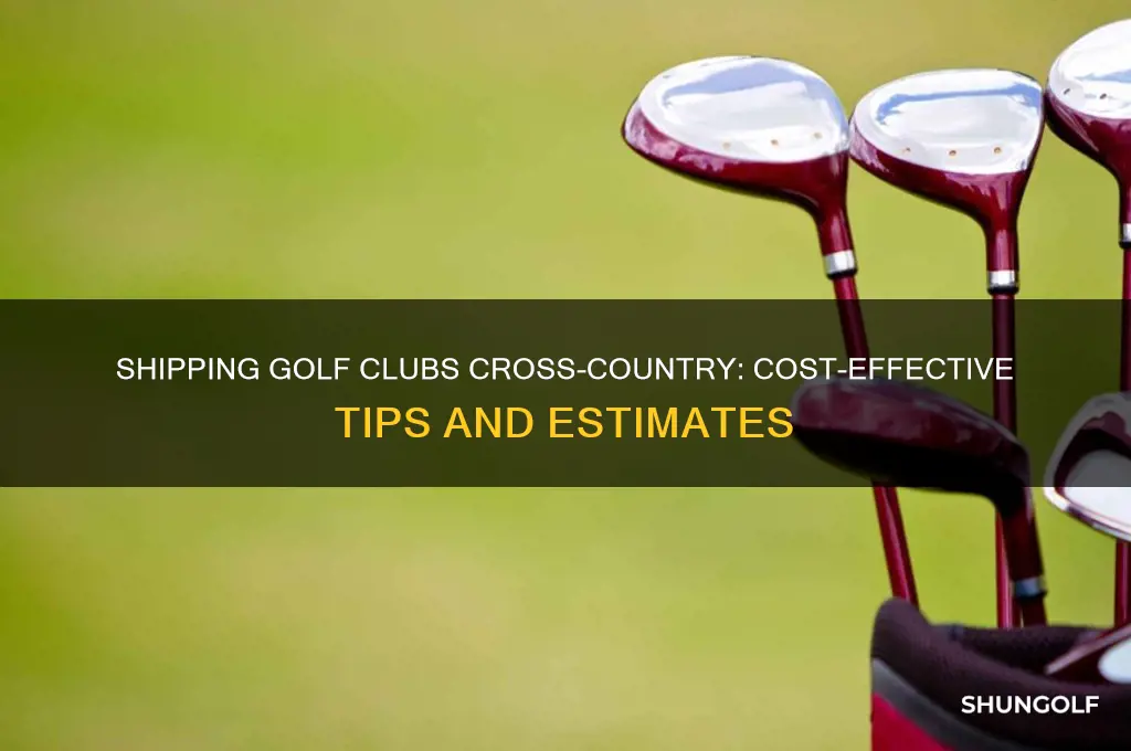 how much to mail ship golf clubs across country