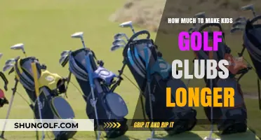 Extending Kids' Golf Clubs: A Guide to Proper Length Adjustments