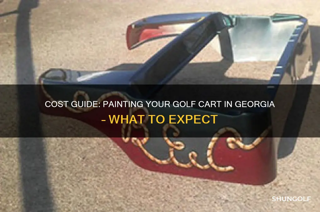 how much to paint a golf cart in ga