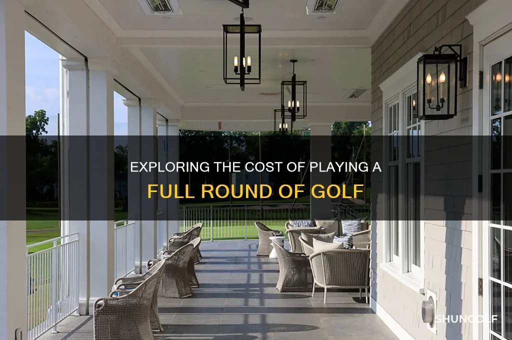 how much to play 18 holes of golf