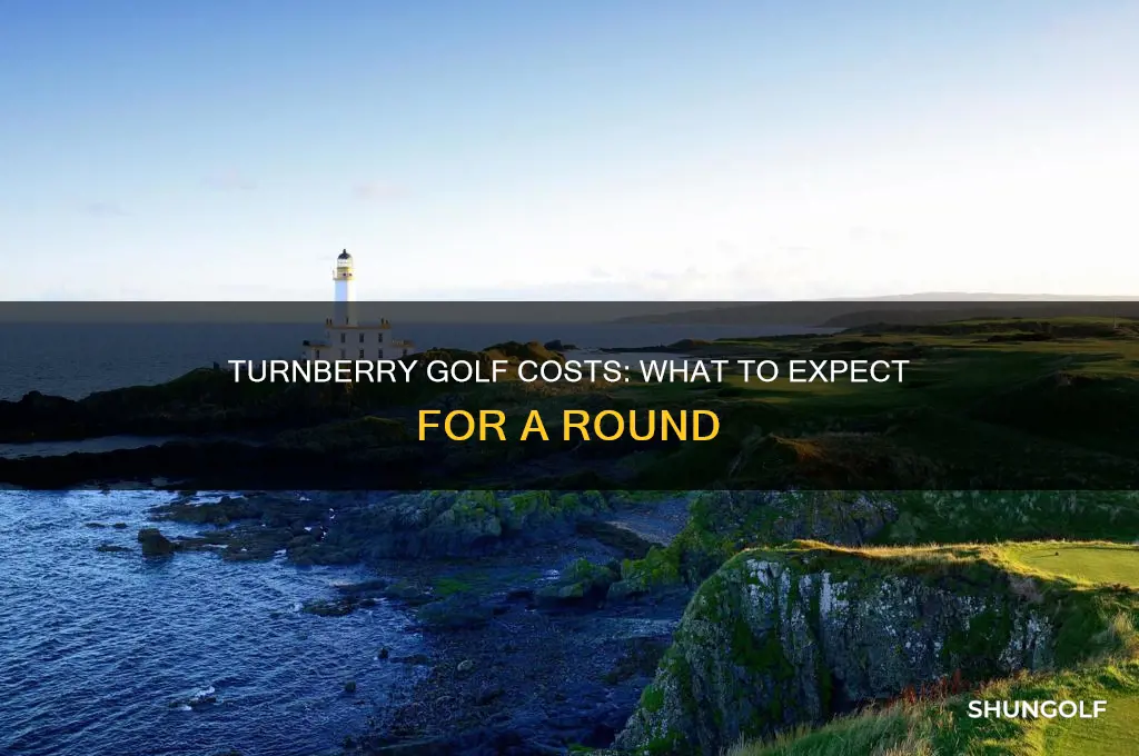 how much to play a round of golf at turnberry