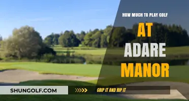 Adare Manor Golf Costs: What to Expect for Your Round