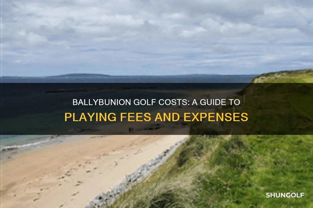 how much to play golf at ballybunion