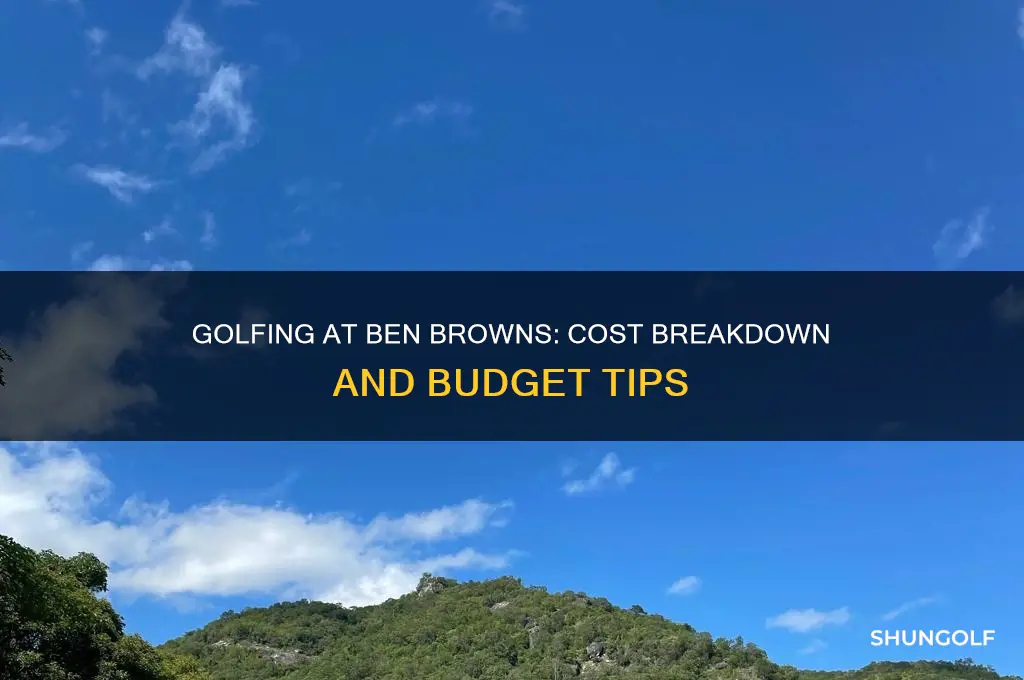 how much to play golf at ben browns