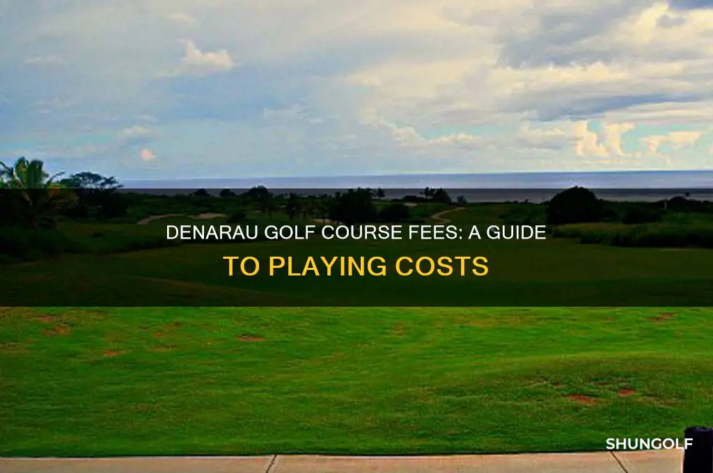 how much to play golf at denarau