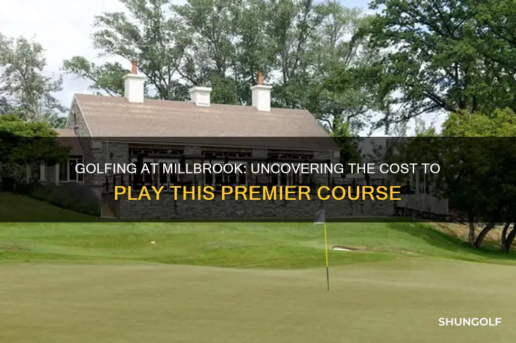 how much to play golf at millbrook