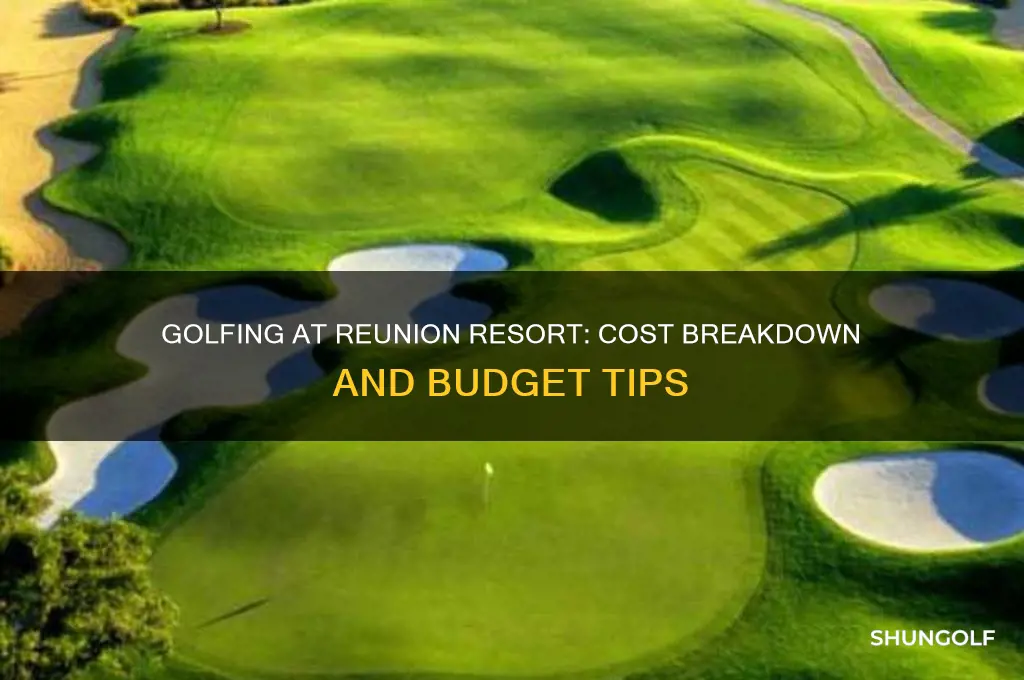 how much to play golf at reunion