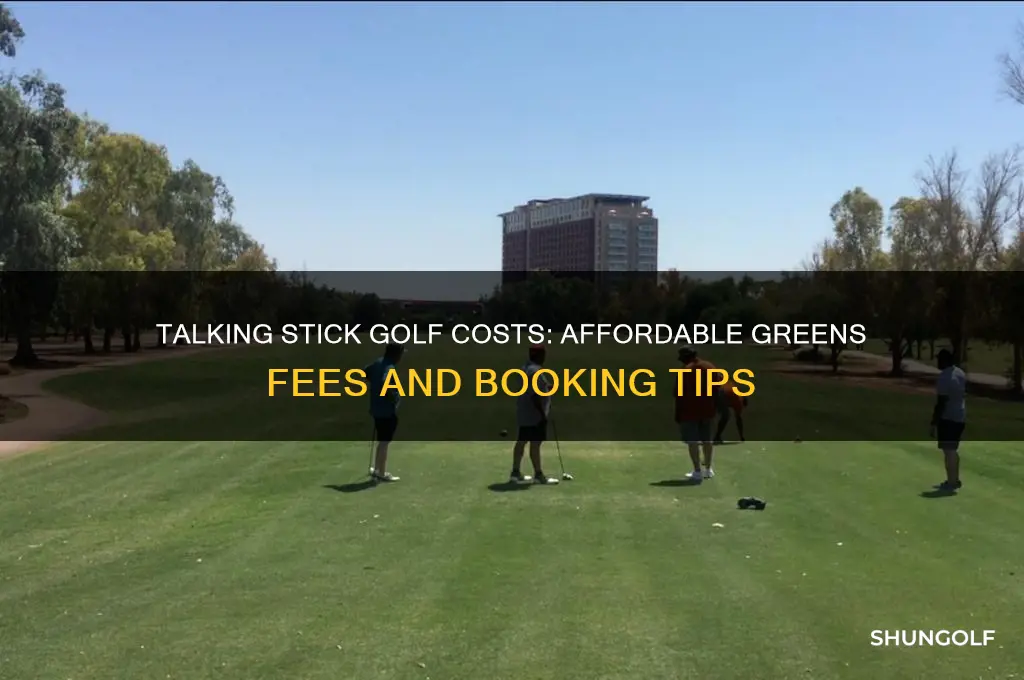how much to play golf at talking stick