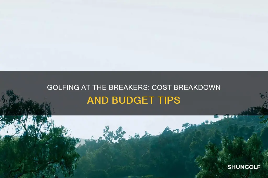 how much to play golf at the breakers