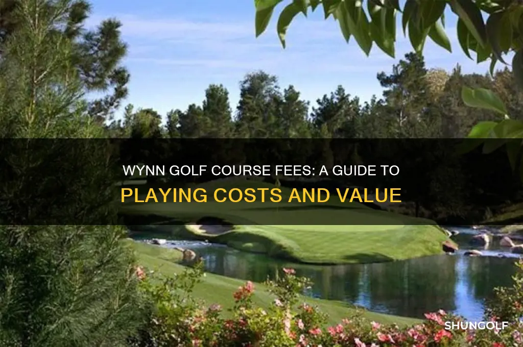 how much to play golf at the wynn