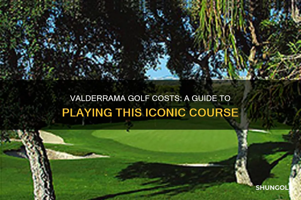 how much to play golf at valderrama