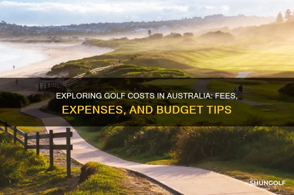 how much to play golf in australia