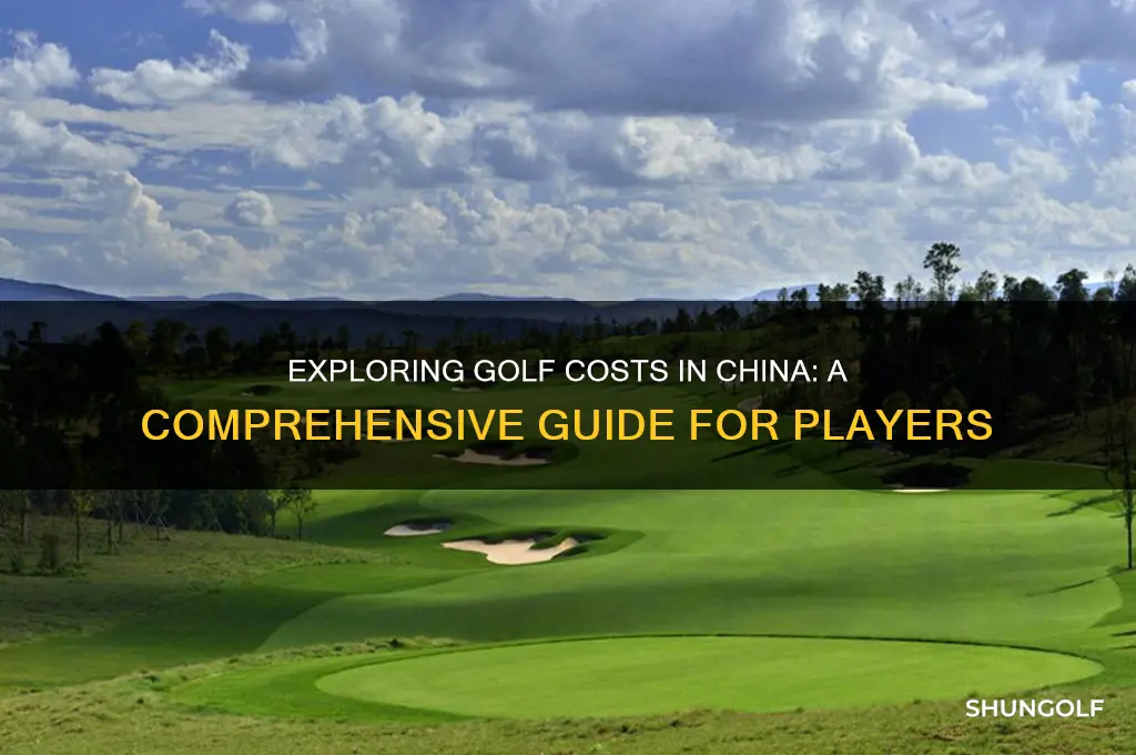 how much to play golf in china