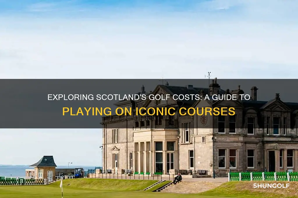 how much to play golf in scotland