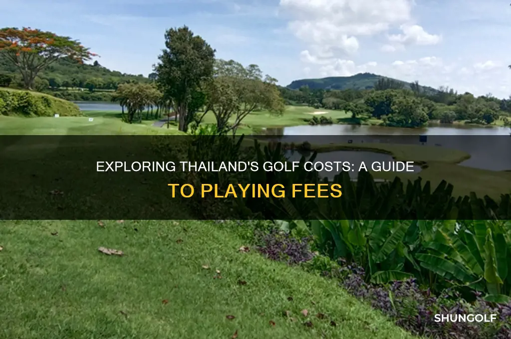 how much to play golf in thailand