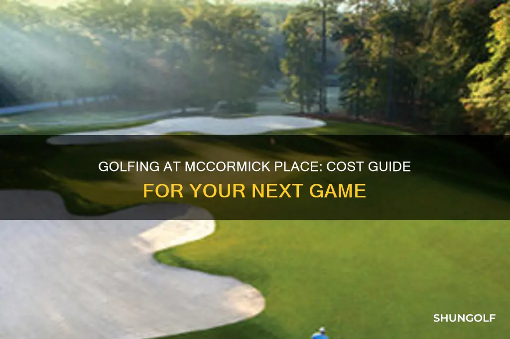 how much to play golf mccormick place