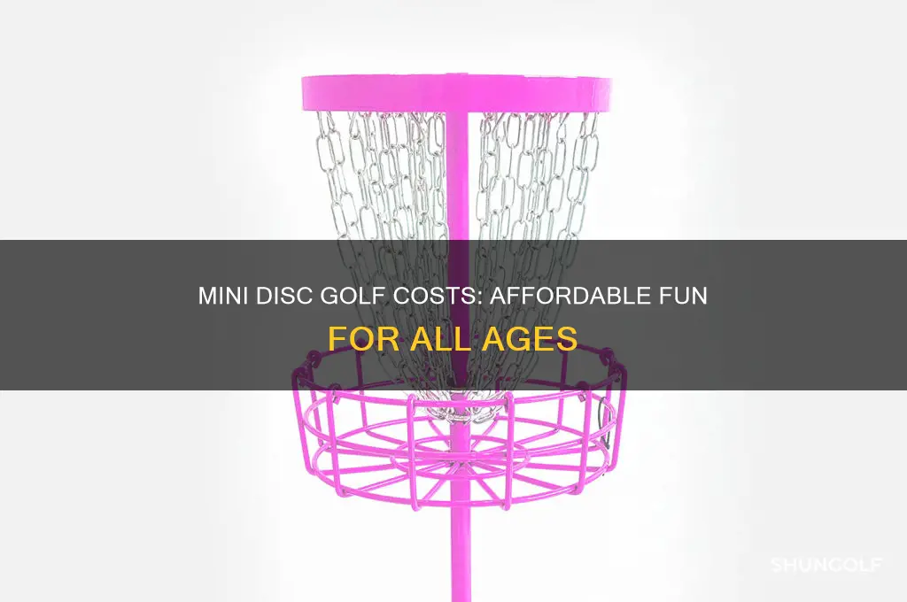 how much to play mini disc golf