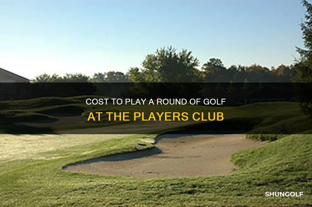how much to play tound of golf at the players