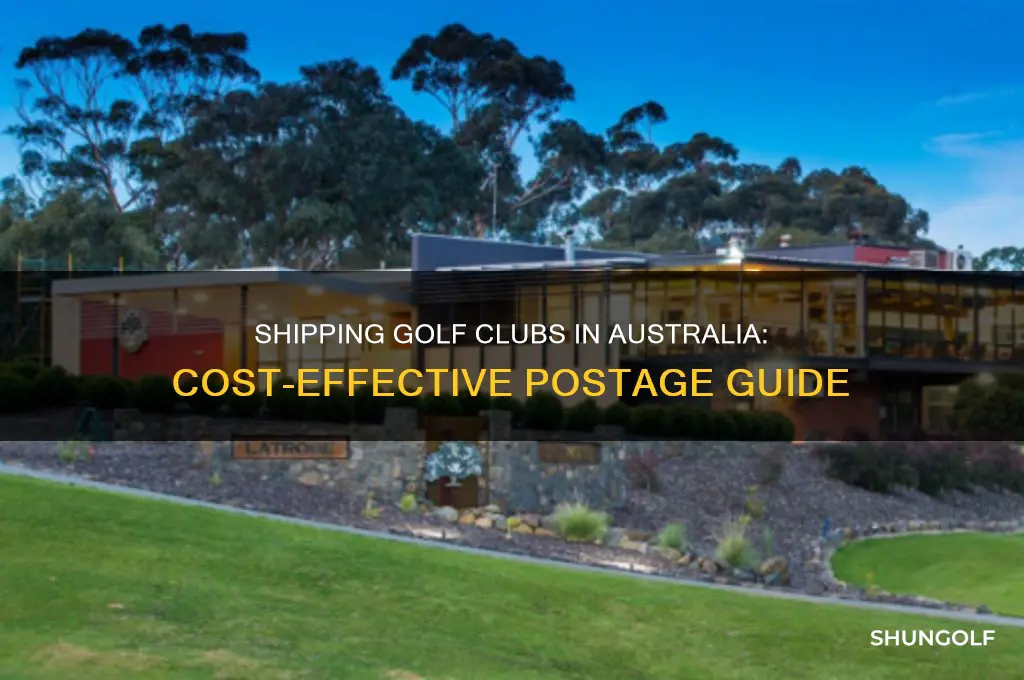 how much to post a golf club in australia