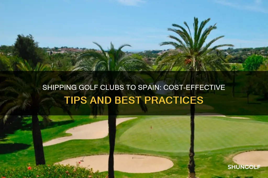 how much to post golf clubs to spain