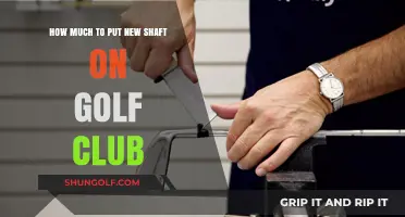 Cost Guide: Replacing Golf Club Shafts – What to Expect
