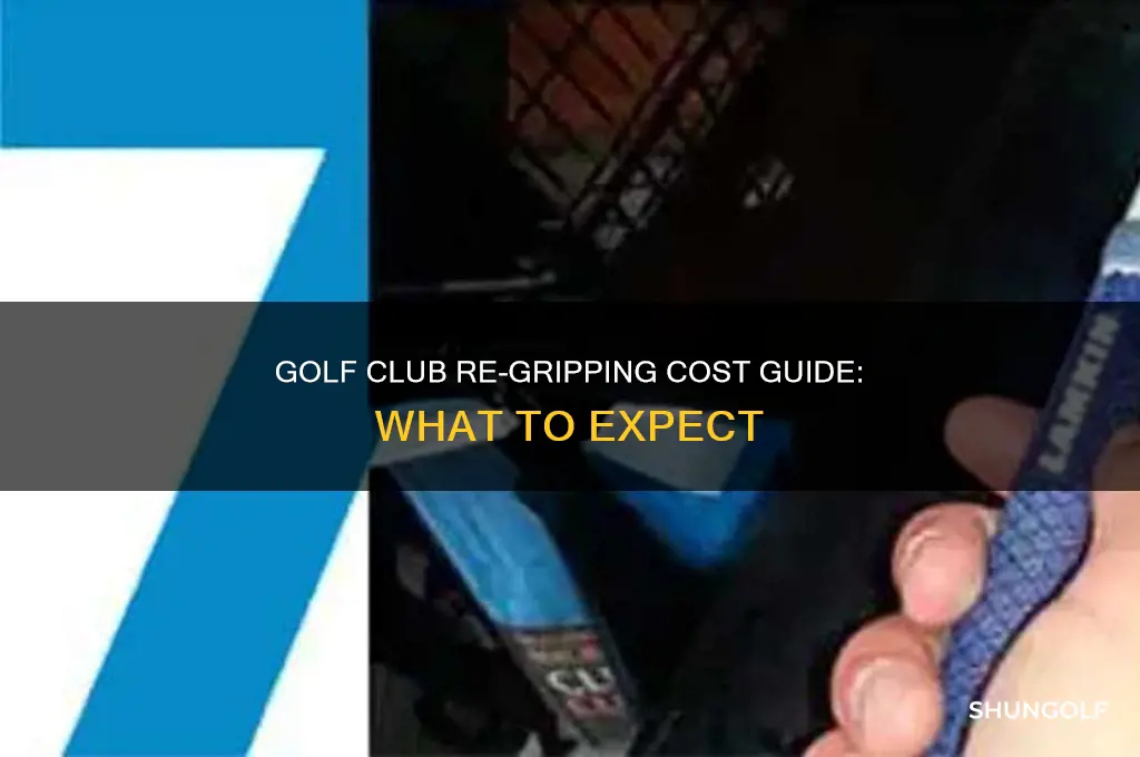 how much to re grip a golf club