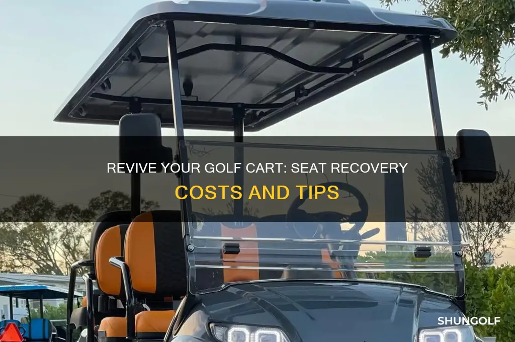 how much to recover golf cart seats