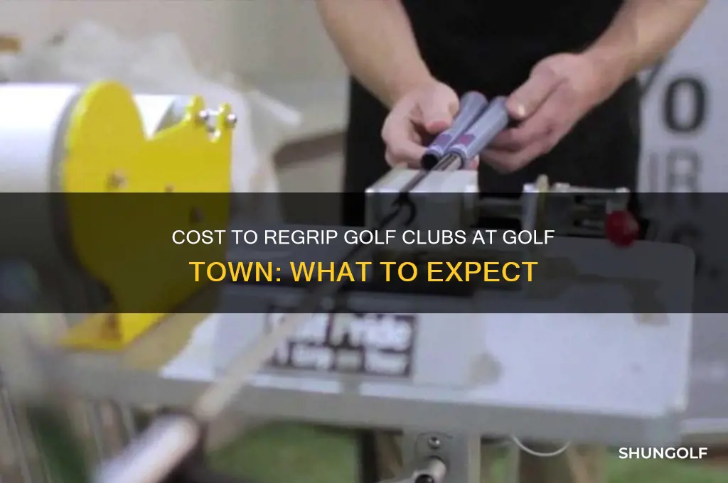 how much to regrip clubs at golf town