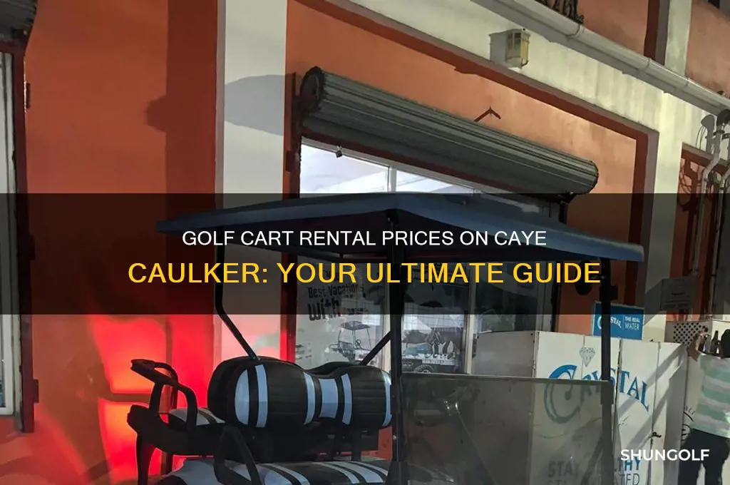 how much to rent a golf cart in caye caulker