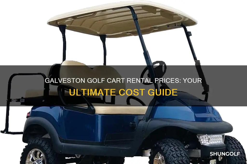 how much to rent a golf cart in galveston