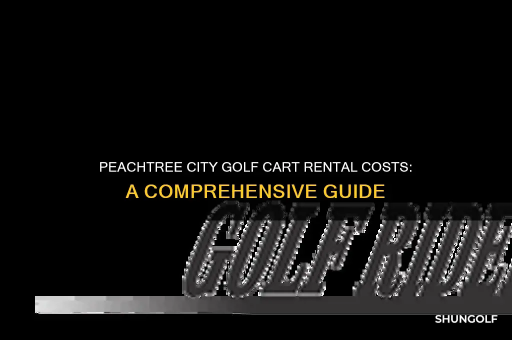 how much to rent a golf cart in peachtree city