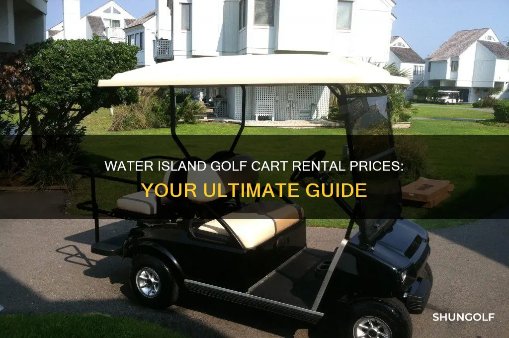 how much to rent a golf cart on water island