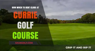 Currie Golf Course Club Rental Costs: What to Expect