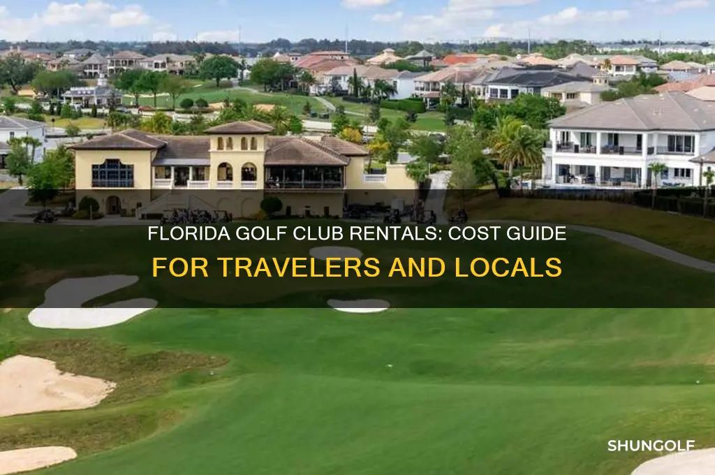 how much to rent golf clubs in florida