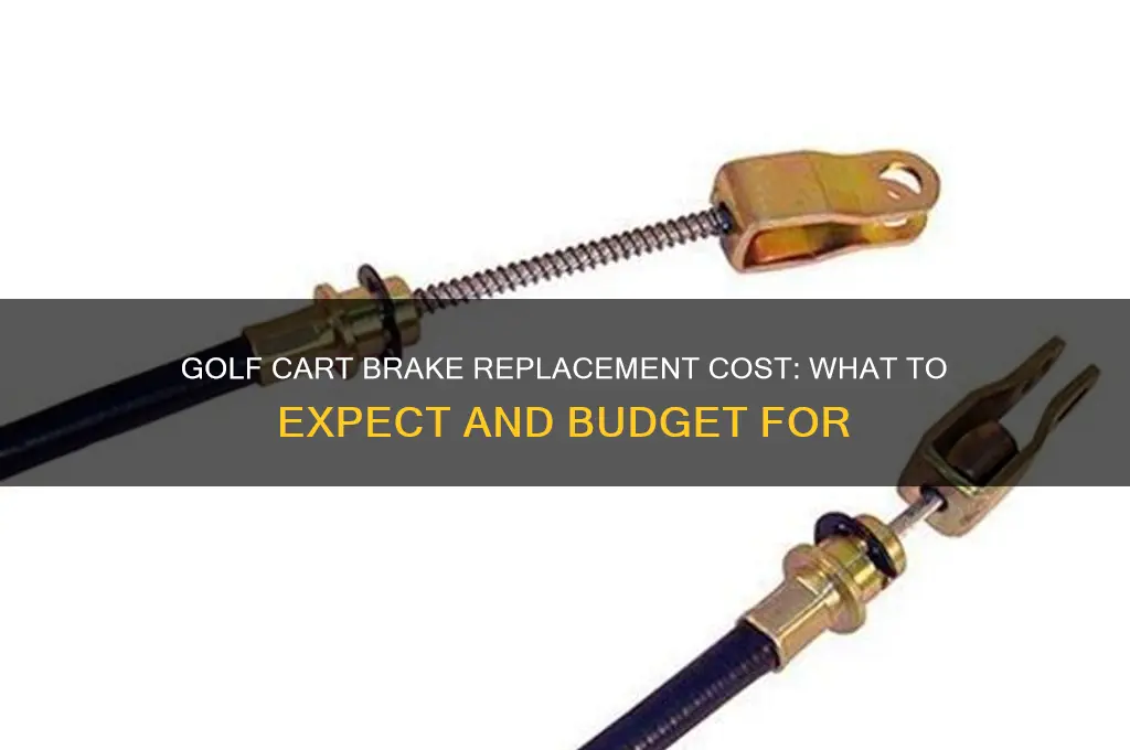 how much to replace golf cart breaks