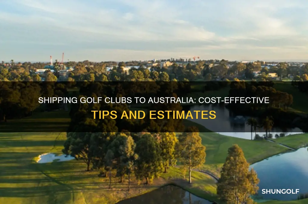 how much to send golf clubs to australia