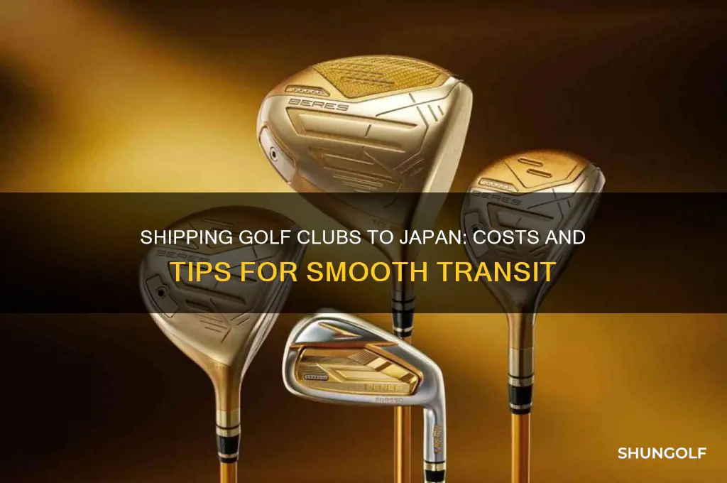 how much to shift golf clubs to japan