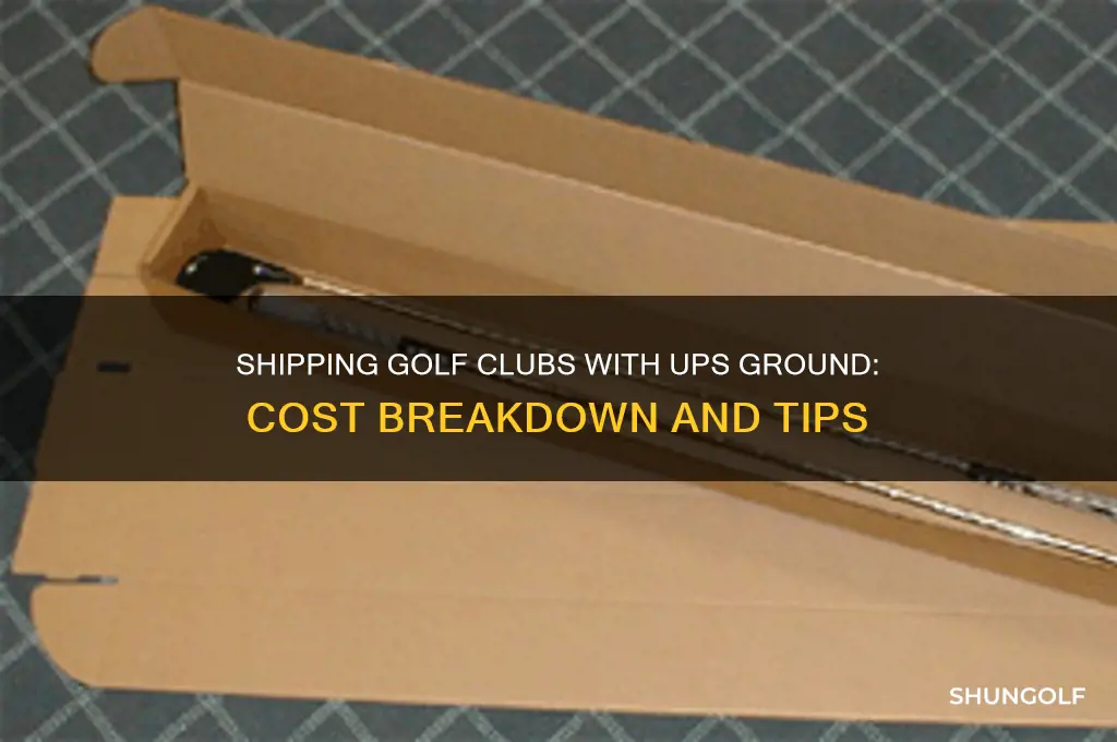 how much to ship a golf club ups ground