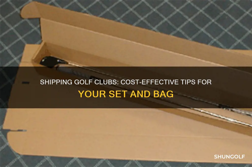 how much to ship golf club set with bag