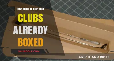Shipping Golf Clubs: Cost Guide for Pre-Boxed Equipment