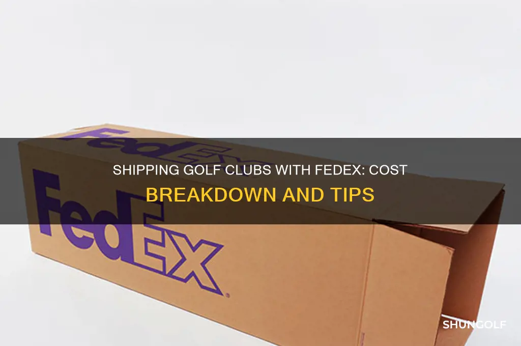 how much to ship golf clubs fedex
