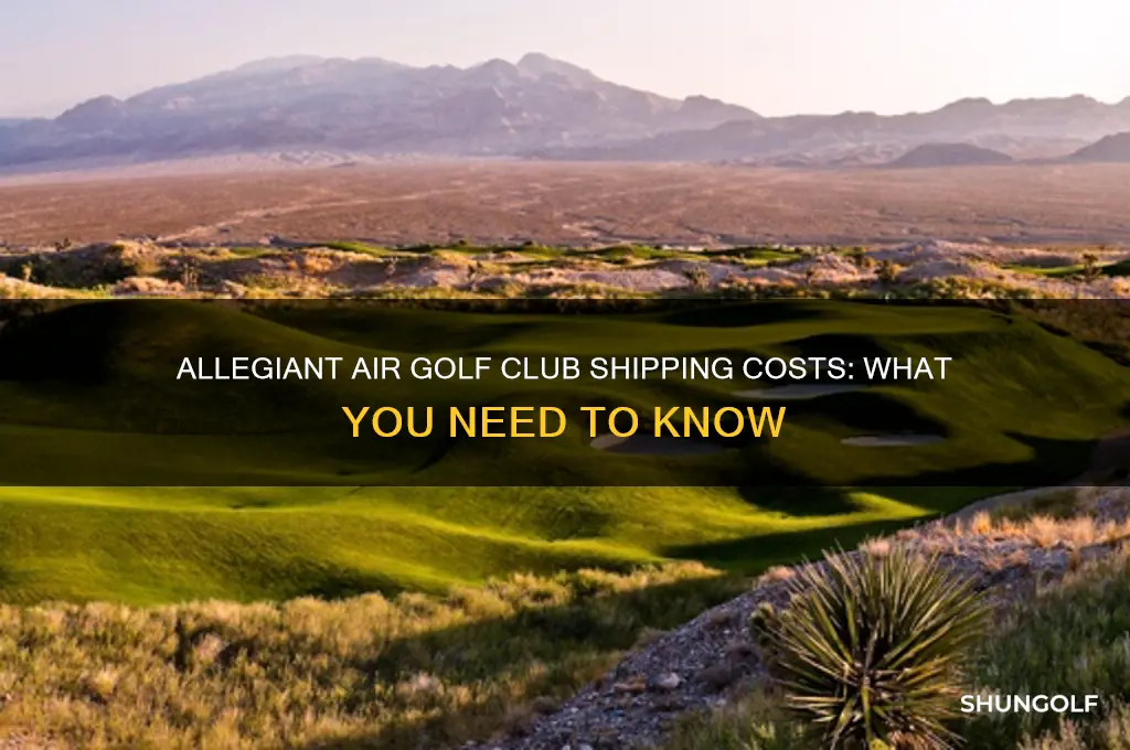 how much to ship golf clubs on allegiant air