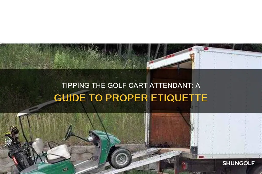 how much to tip golf cart guy